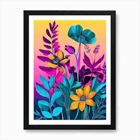 Flowers In The Sky 6 Art Print