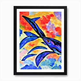 Lanternshark II Matisse Inspired Art Print