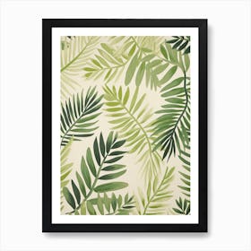 Tropical Leaves Art Print