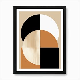 Mid Century Matrix; Abstract Adventures Art Print