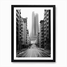 Bilbao, Spain, Black And White Photography 3 Art Print