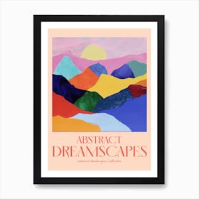 Abstract Dreamscapes Landscape Collection 34 Art Print