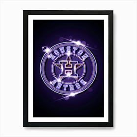Houston Astros Logo Art Print