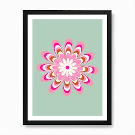 Daisy | 01 – Green Art Print