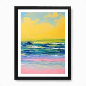 Bantayan Island Beach, Philippines Bright Abstract Art Print