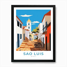 Brazil Sao Luis Travel Art Print