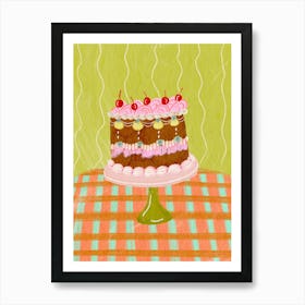 Cake On A Table 1 Art Print