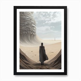 Dune Cartoon Building Art Print