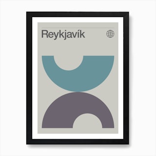 Reykjavik Art Print