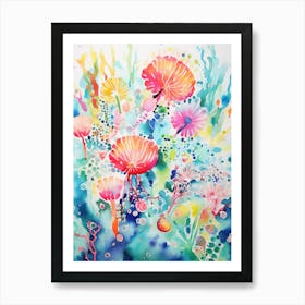 Blooming Flowers Art Print