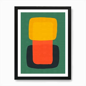 Expressive abstract art L Art Print