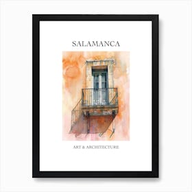 Salamanca Travel And Architecture Poster 1 Art Print