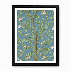 Bradford Pear tree Vintage Botanical Art Print