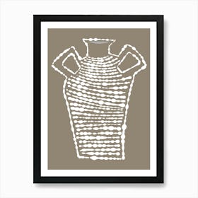 Earthen Vase Modern Art Print