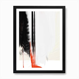 Neutral Abstract Painting Art Print