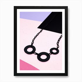 Circle Necklace Art Print