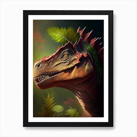 Segisaurus Illustration Dinosaur Art Print