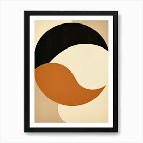 Bauhaus Melodia: Beige Circles Opus Art Print