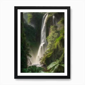 Cascada De Basaseachi, Mexico Realistic Photograph (1) Art Print