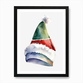 Santa Hat 2 Art Print