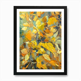 Autumn Leaves Five Art Print