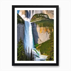 Takakkaw Falls, Canada Majestic, Beautiful & Classic (2) Art Print