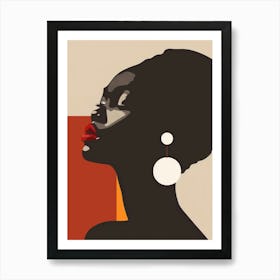 African Woman Canvas Print 9 Art Print