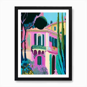 Villa Carlotta, Italy Abstract Still Life Art Print