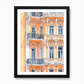 Vienna Europe Travel Architecture 3 Art Print