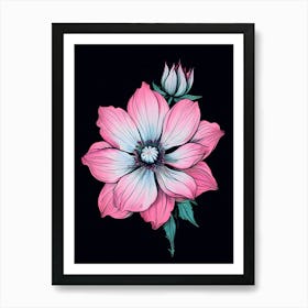 Pink Flower 9 Art Print