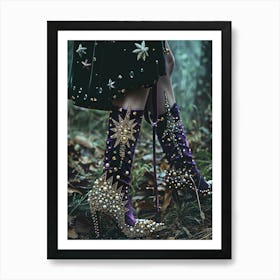 Fairy Boots Art Print