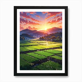 Anime Landscape 2 30x40in 7200x9600px 20 Art Print