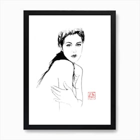 Monica Bellucci II Art Print