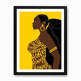 Honey Art Print