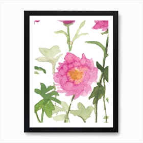 Garden Peonies Part 2 Art Print