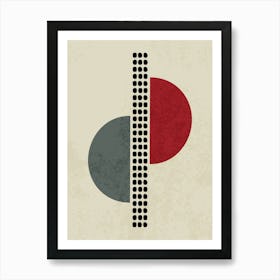 Minimalist Geometric Abstract Design Art Print