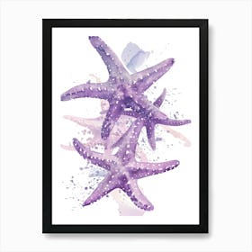 Watercolor Starfish 5 Art Print