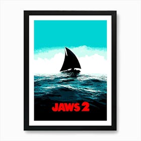 Jaws 2 movies Art Print