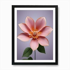 Pink Flower 17 Art Print