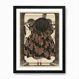 Woman In A Dress 5 Art Print