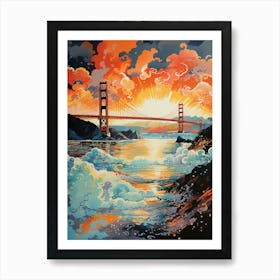 San Francisco Symphony: Golden Gate Bridge Serenade Art Print