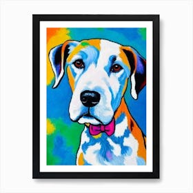 Fox Terrier (Smooth) 2 Fauvist Style Dog Art Print