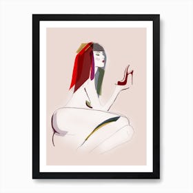 akt2 High Heel Art Print