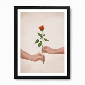 A Rose For You Art Print