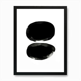 Black And White Painting 1 Art Print