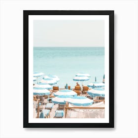 Beach Umbrellas 1 Art Print