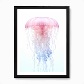 Irukandji Jellyfish Drawing 9 Art Print