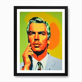 Lee Marvin Colourful Pop Movies Art Movies Art Print