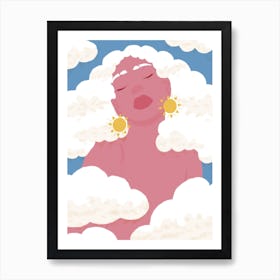 Head In The Clouds Day Art Print