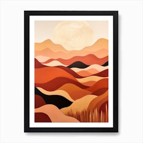 Desert Landscape 2 Art Print